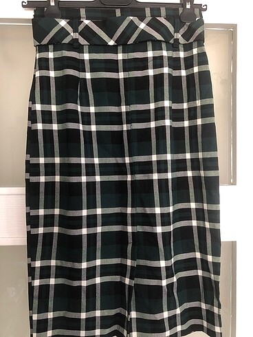 xs Beden Zara midi ekose etek