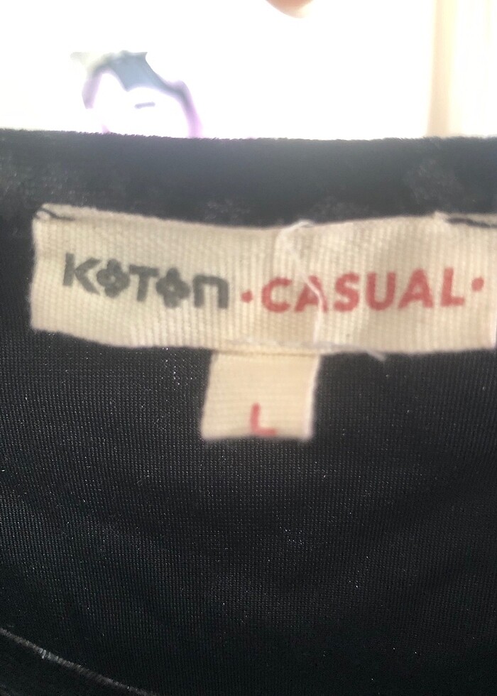 Koton bluz kadife - Görsel 3