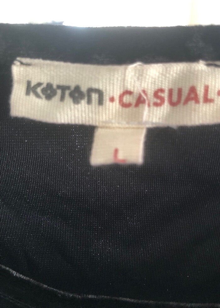 Koton bluz kadife - Görsel 4