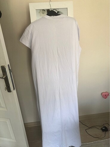 xl Beden beyaz Renk Zara model uzun elbise