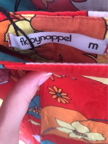 Alt üst takım çiçekli nar çiçeği - Görsel 6