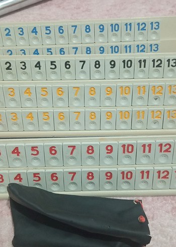 Beyaz ve Gri Okey Oyunu takımı - Görsel 6