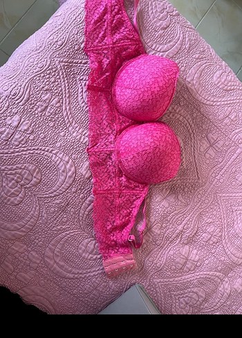 Pembe Dantel Midi Sütyen LCW dream - Görsel 4