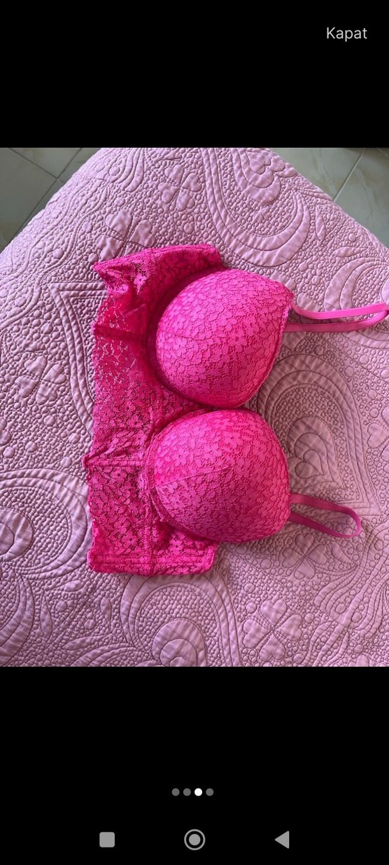 Pembe Dantel Midi Sütyen LCW dream - Görsel 3