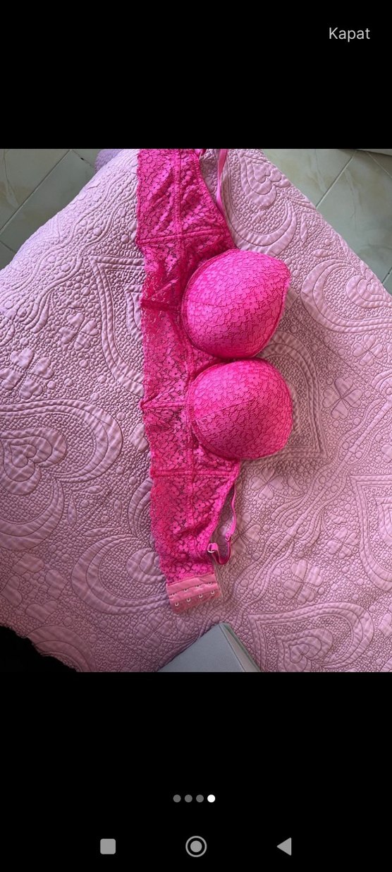 Pembe Dantel Midi Sütyen LCW dream - Görsel 4