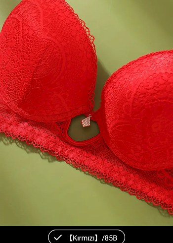 Kırmızı Dantel Shein Sütyen Takım #Shein - Görsel 7