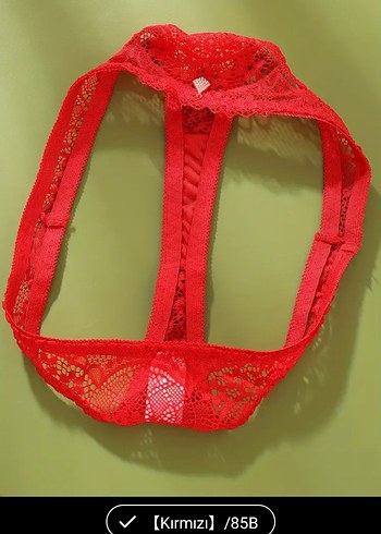 Kırmızı Dantel Shein Sütyen Takım #Shein - Görsel 6