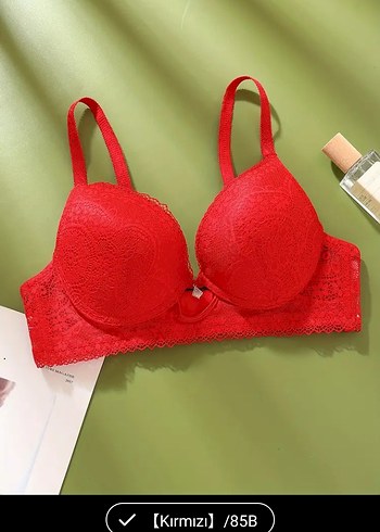 Kırmızı Dantel Shein Sütyen Takım #Shein - Görsel 3