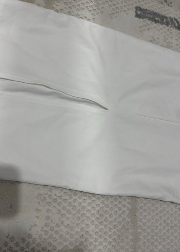 36 Beden beyaz Renk Beyaz Drapeli Uzun Elbise