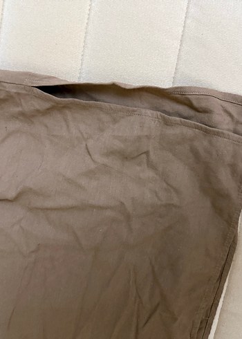 Kemerli Bej Uzun Keten Etek - Görsel 3