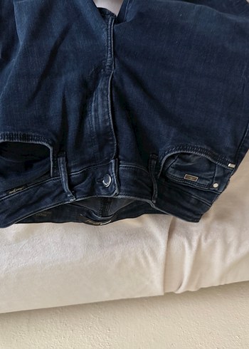 Gri Normal Boy Kadın Kot Pantolon - Görsel 5