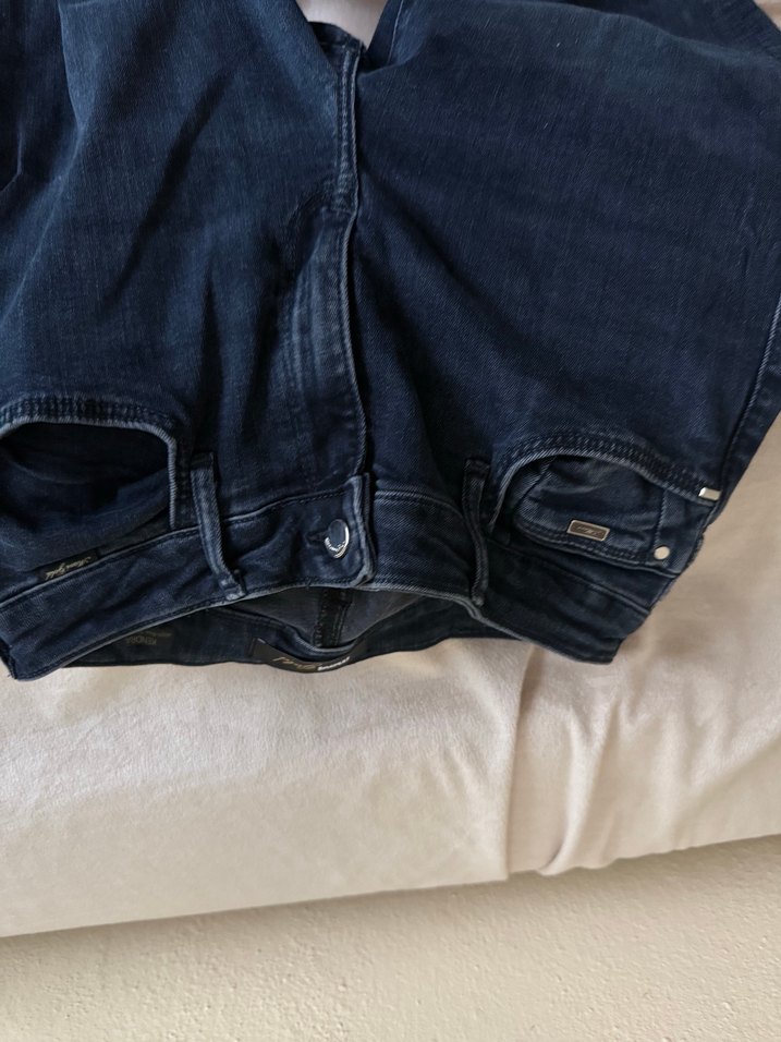 Gri Normal Boy Kadın Kot Pantolon - Görsel 5