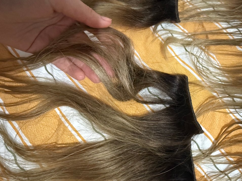 8 parça gerçek saç - Görsel 4