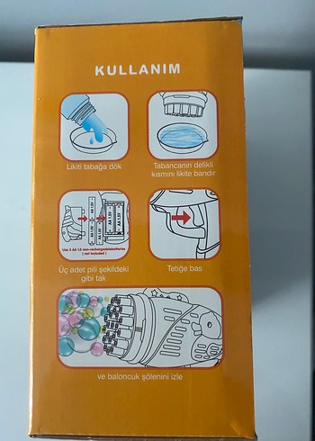 Mavi Renkli Köpük Tabancası - Görsel 4