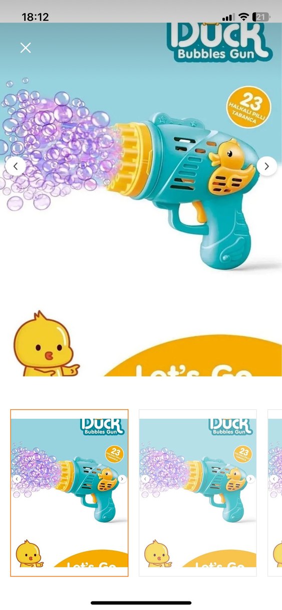 Mavi Renkli Köpük Tabancası - Görsel 5