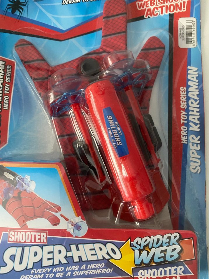 Örümcek adam Süper Kahraman Ağ Atan Aksiyon Figürü - Görsel 4