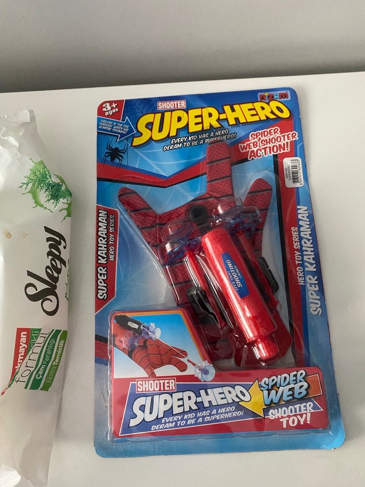 Örümcek adam Süper Kahraman Ağ Atan Aksiyon Figürü - Görsel 2