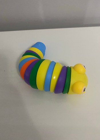 Renkli Tırtıl Diş Kaşıyıcı ve Çıngırak - Görsel 2