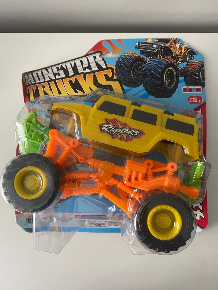 Sarı Canavar Kamyon Oyuncak Araba - Görsel 2