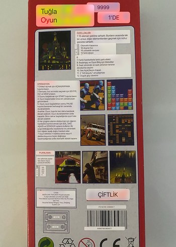 Tetris ateri  Brick Game El Konsolu - Görsel 5