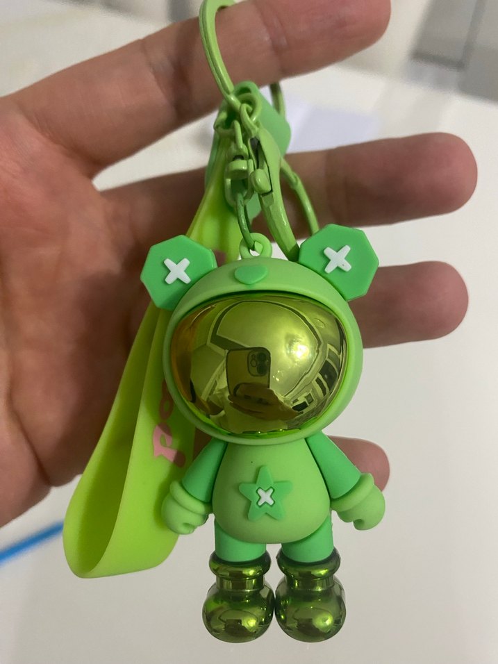 Yeşil robot Anahtarlık - Görsel 2