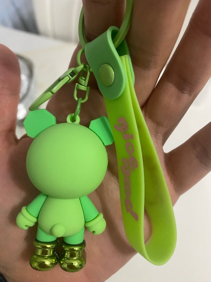Yeşil robot Anahtarlık - Görsel 3