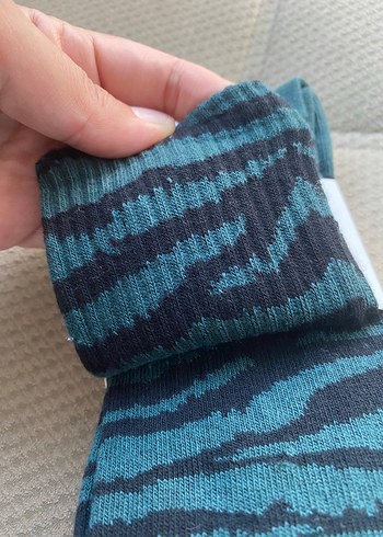 Lumberjack Yeşil Baskılı Midi Çorap - Görsel 4