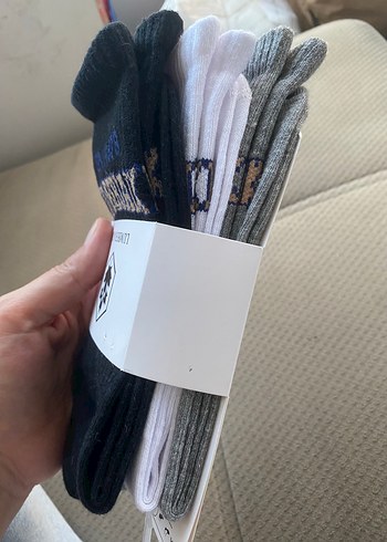 LUMBERJACK Erkek Baskılı  Çorap Seti - 3'lü - Görsel 5