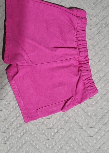 LC Waikiki Düğmeli Pembe Kız Çocuk Etek