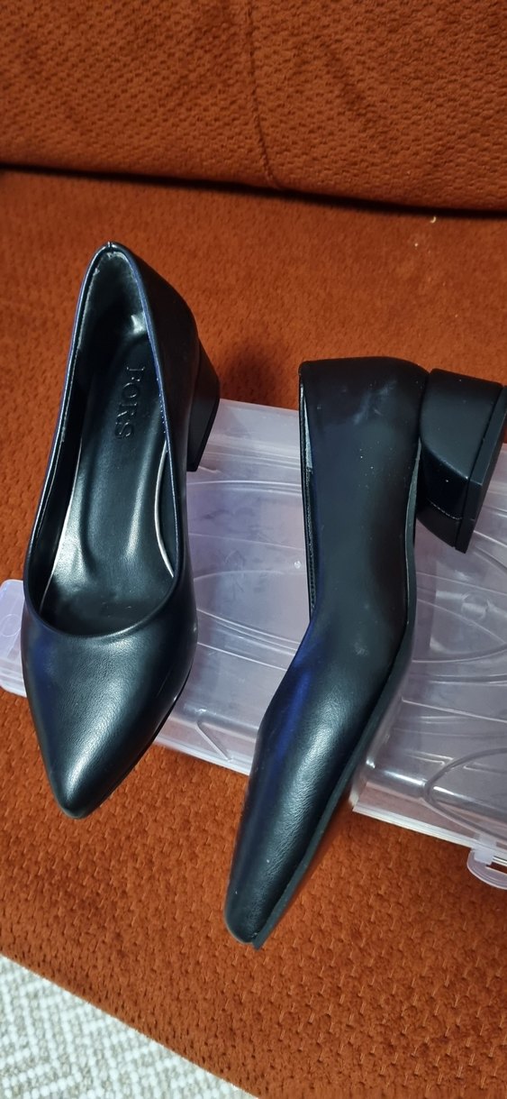 Siyah Stiletto Topuklu Kadın Ofis Ayakkabısı - Görsel 2