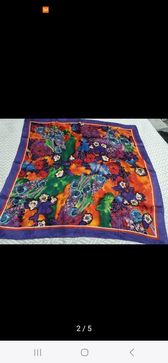 Renkli Bohem Tarzı İpek eşarlar hepsi marka - Görsel 2