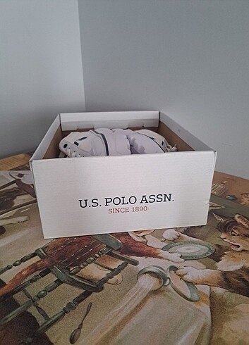 U.S Polo Assn. U.S. POLO ASSN. BEYAZ SPOR AYAKKABI 