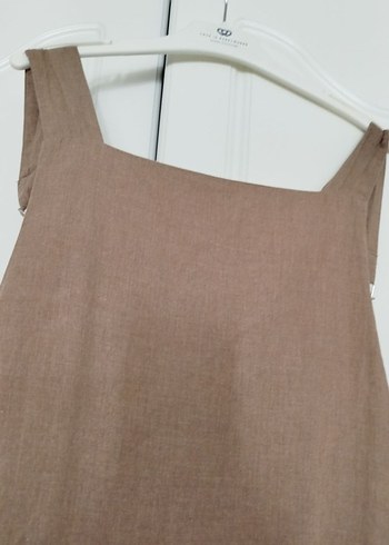 Bej Uzun Hamile Eteği Fırfırlı - Görsel 3