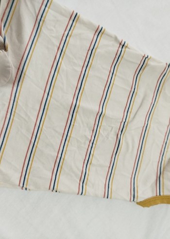 Çizgili Çok Renkli bebek zıbın - Görsel 3