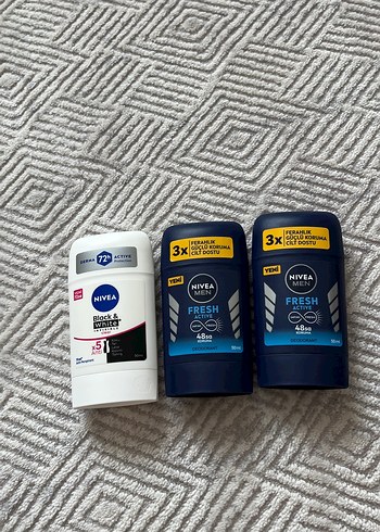 NIVEA Erkek Roll-On Deodorant Seti 3'lü