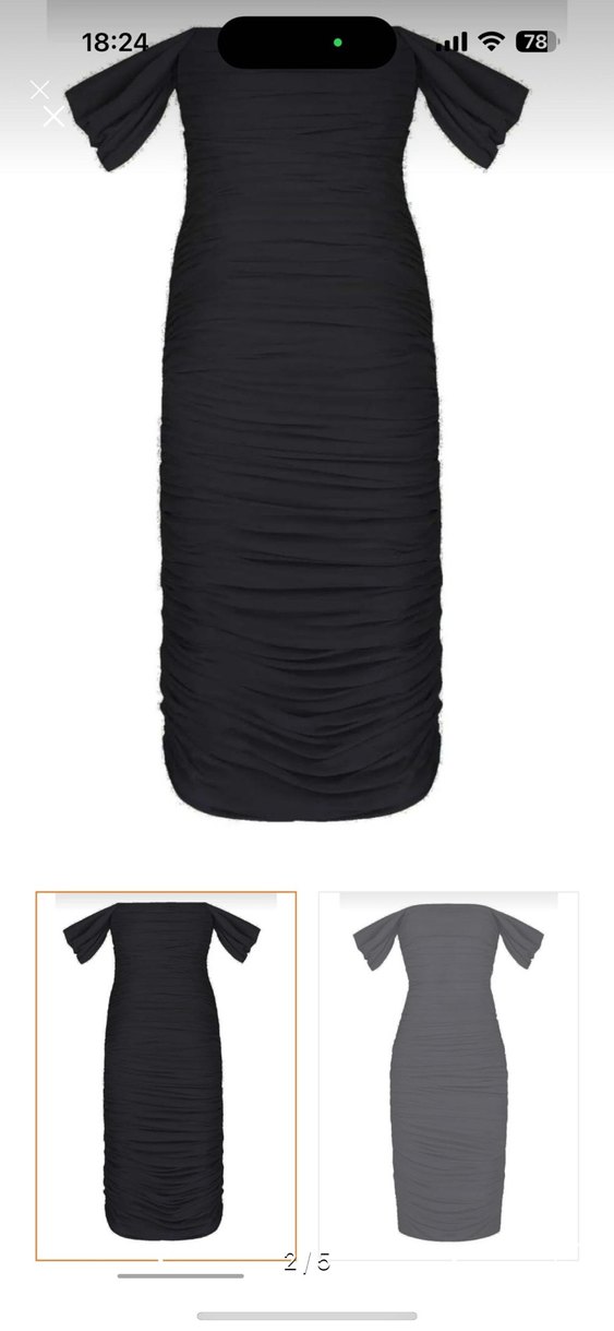 Siyah abiye elbise - Görsel 3