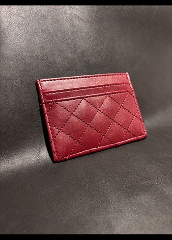 Klasik Kırmızı Deri Kadın Cüzdanı - Görsel 2