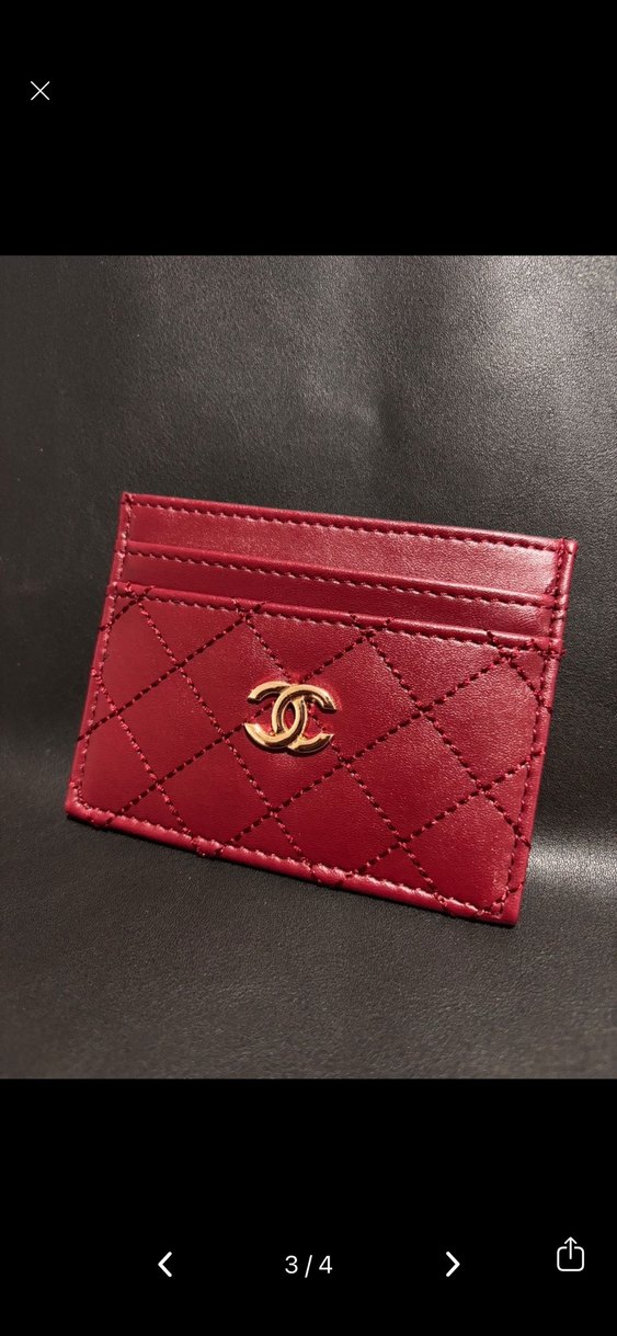 Klasik Kırmızı Deri Kadın Cüzdanı - Görsel 3