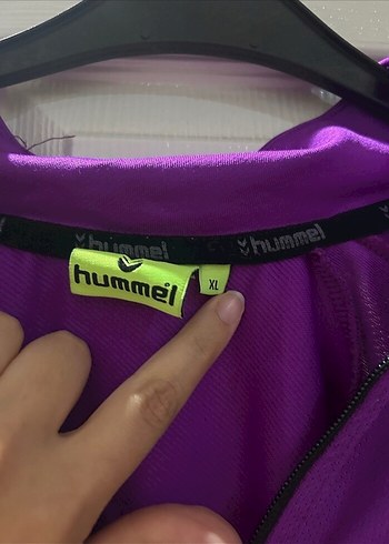 Mor Fermuarlı Uzun Kollu Spor Üst - Görsel 3