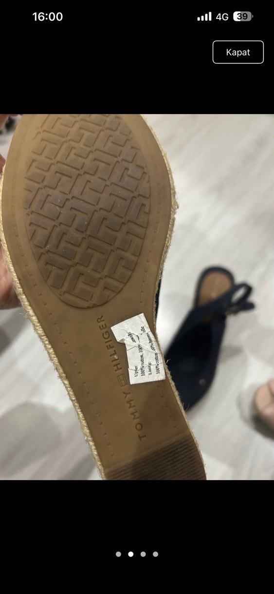 Kadın Lacivert Dolgu Topuklu Sandalet - Görsel 2