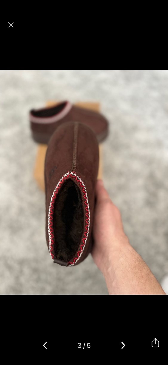 Kahverengi Süet Platform Topuklu Kadın Terlik - Görsel 3