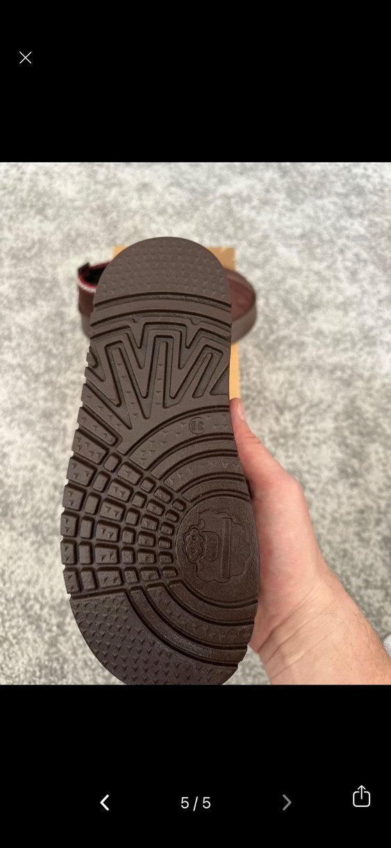 Kahverengi Süet Platform Topuklu Kadın Terlik - Görsel 4