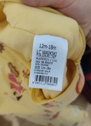 12-18 Ay Beden Lcw 2.5 tog uyku tulumu