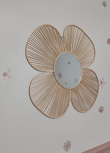 Ikea Rattan ayna 