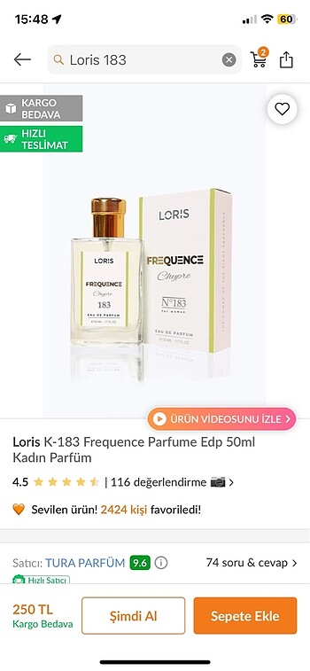  Beden loris 183 armani si