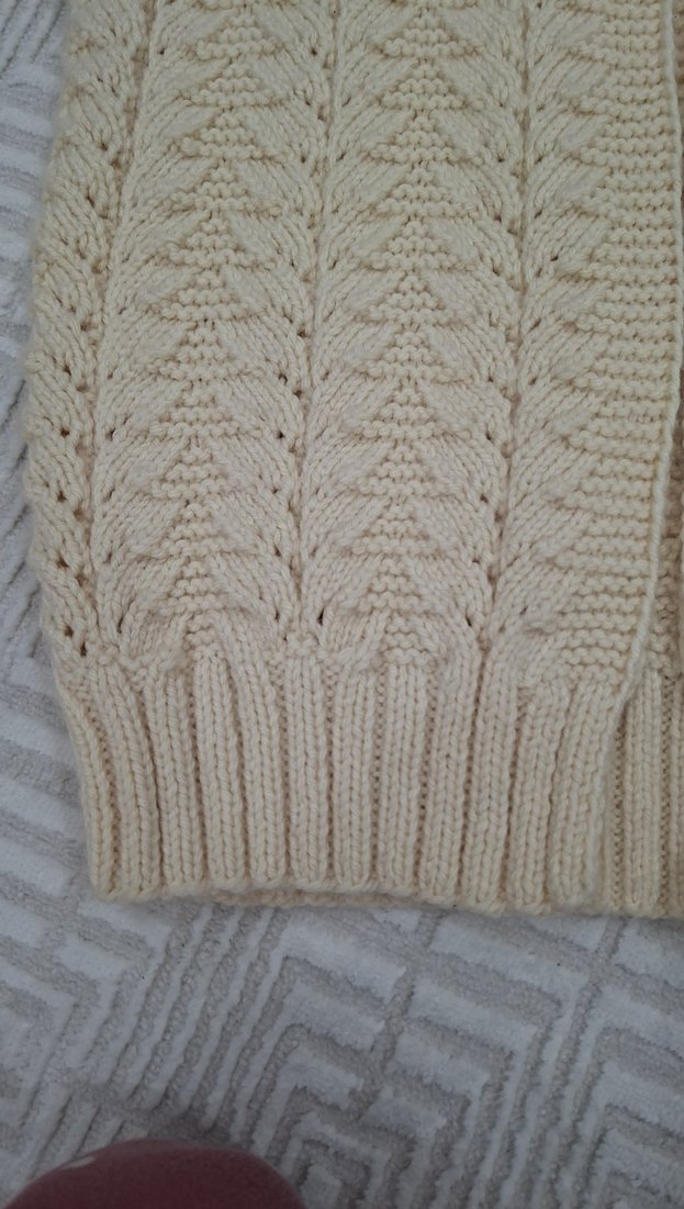 Bej Örgü Kolsuz Kadın Yelek - Görsel 3