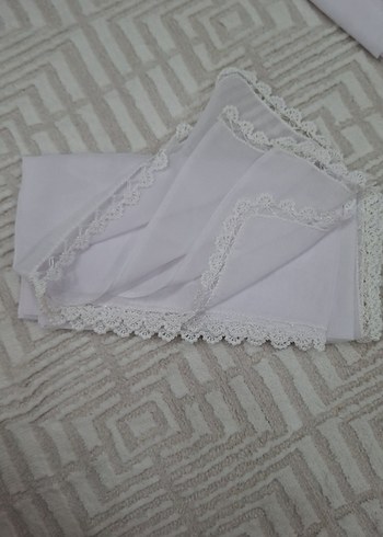 Dantel Detaylı Beyaz yazma - Görsel 2