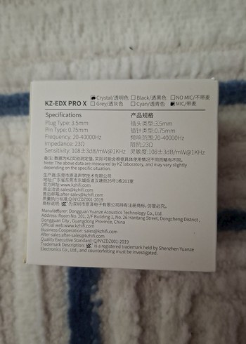 EDXPRO X Gri-Beyaz Kulak İçi Kulaklık - Görsel 2