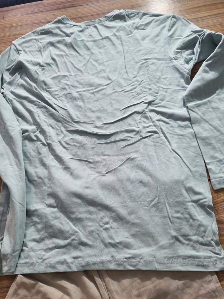 Koza Marka Yeşil Gri Erkek Pamuklu Pijama Takımı - Görsel 4