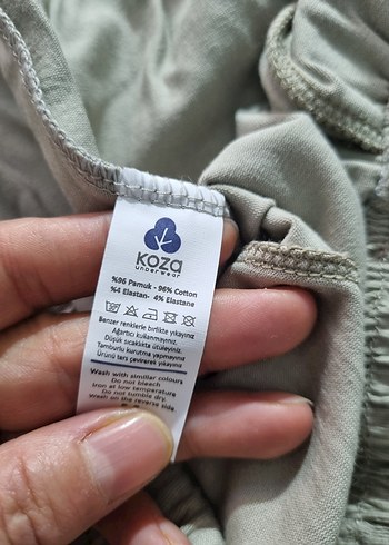 Yeşil Gri Uzun Kollu Erkek Pijama Takımı - Görsel 9